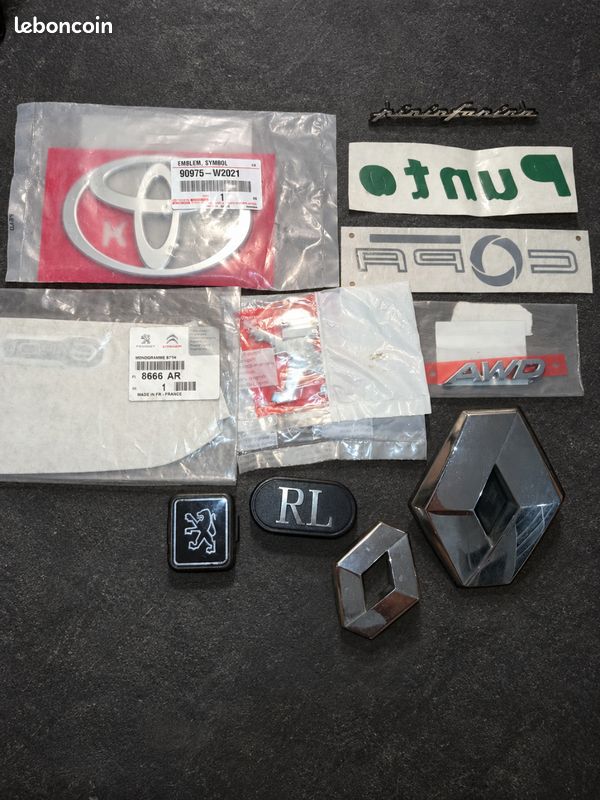 Monogrammes Logos Emblèmes Auto Renault Peugeot Toyota Fiat Mazda Citroën (image 1)