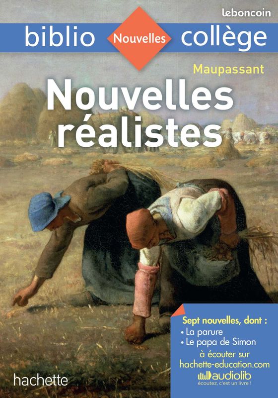 Nouvelles réalistes - Maupassant - Biblio Collège (image 1)