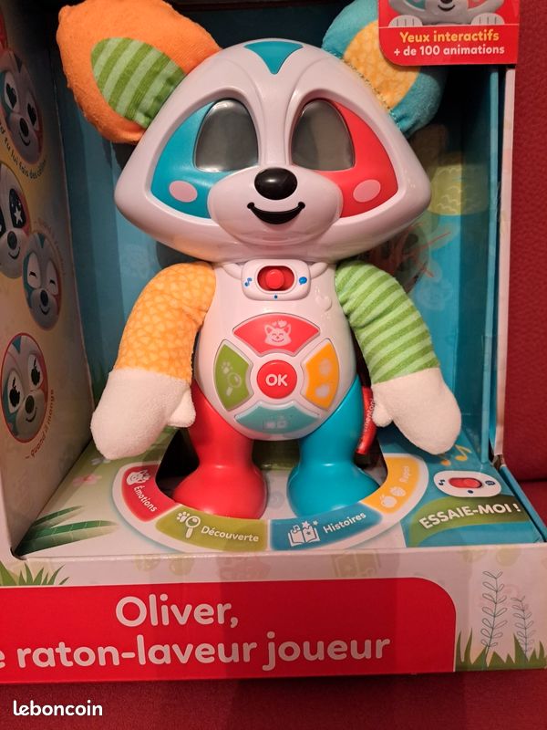 Oliver le raton laveur joueur Clementoni - Neuf - Jeux & Jouets Oliver le raton laveur joueur Clementoni - Neuf - Jeux & Jouets