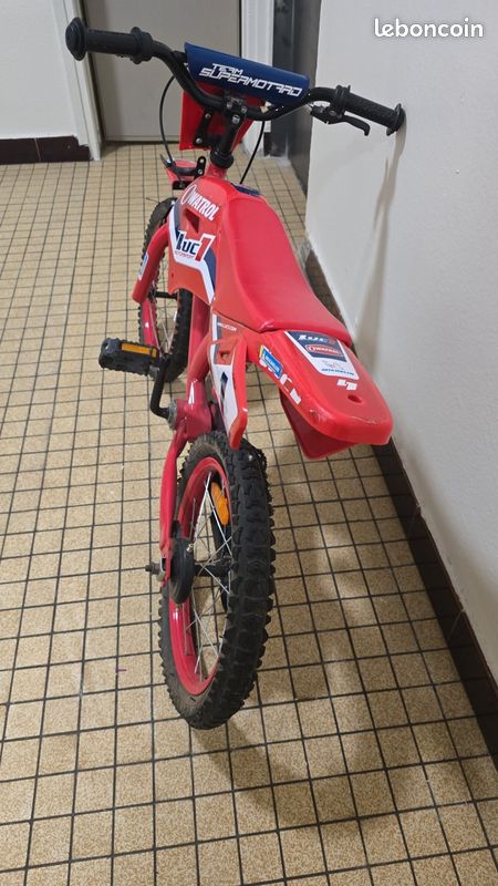 Bicyclette Velo 16 Pouces Moto Cdiscount Velo Pat Patrouille Fille