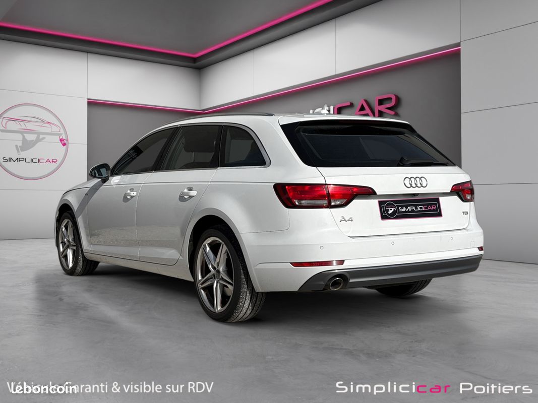 AUDI A4 V AVANT S-Line 2.0 TDI 150Ch CarPlay Caméra de Recul Toit Ouvrant Garantie 12 mois (image 6)