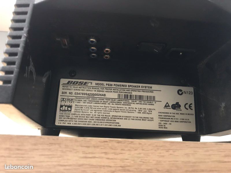 Manual Bose Lsps Subwoofer Bose Subwoofer PS 28 For Lifestyle 18