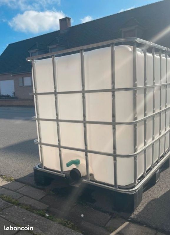 💧 Cuve IBC / GRV 1000 tonne à eau L – Récupérateur d’eau de pluie prêt à l’emploi 💧 (image 2)