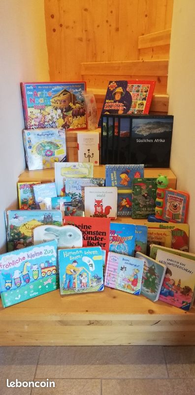 Livres et jeux ALLEMAND pour enfant de 1 à 3 ans essentiellement (image 1)