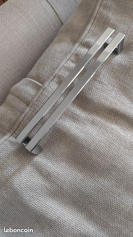 Poignée de meuble acier chromée (image 9)