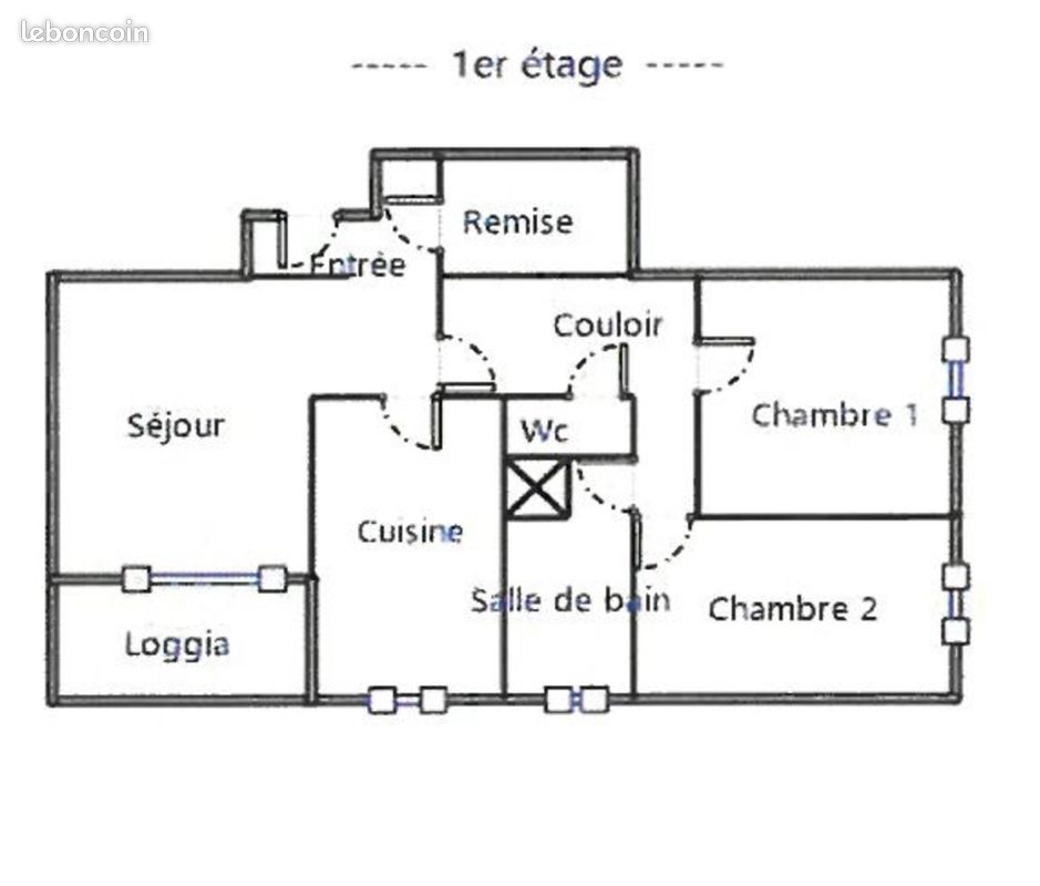 Appartement 3 pièces 63 m² · à Nemours · 63 m² · 120 000 €