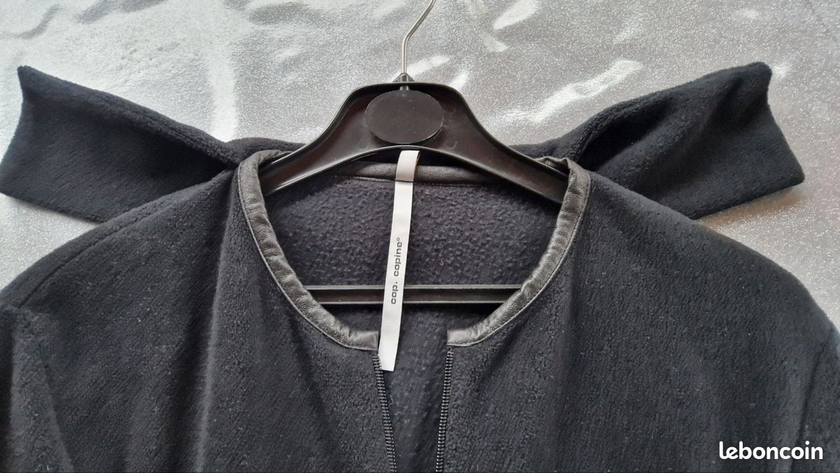 Veste Femme COP-COPINE En Coton Léger Noir - Taille 34/36 - Neuve Sans étiquettes