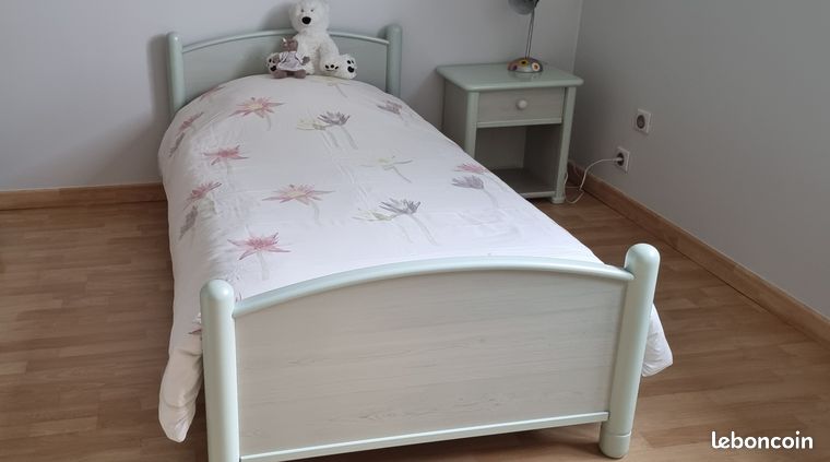 Achat LIT 90*200 SOMMIER ET MATELAS occasion - Perpignan