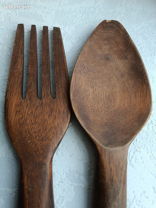 Couverts géants en bois pour crémaillère (image 3)