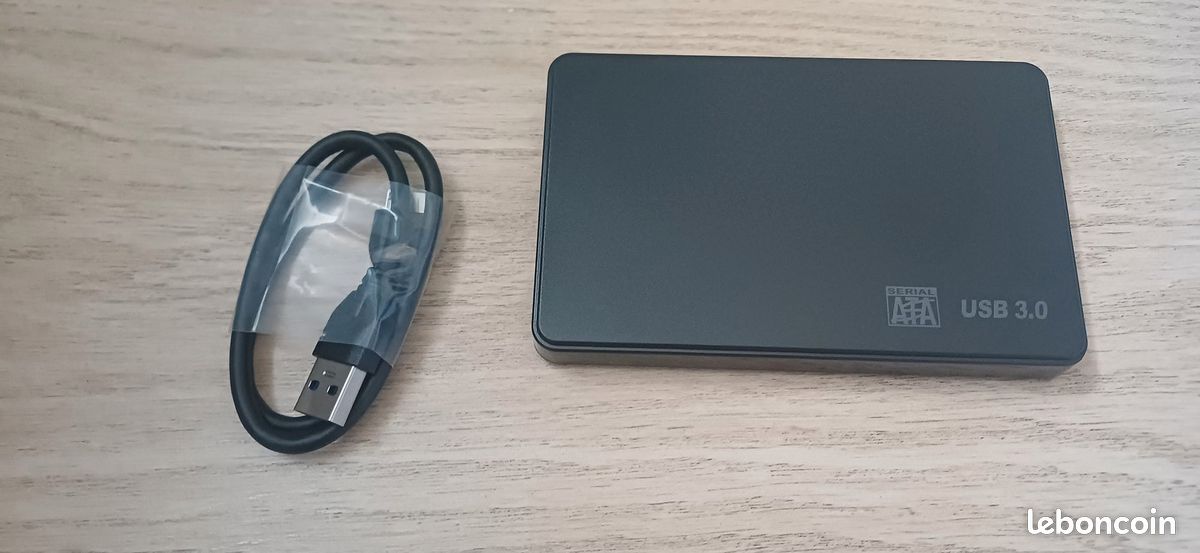 Disque Dur Externe 80 Go USB 2.0 - 3.5 Pouces, Occasion Fonctionnel