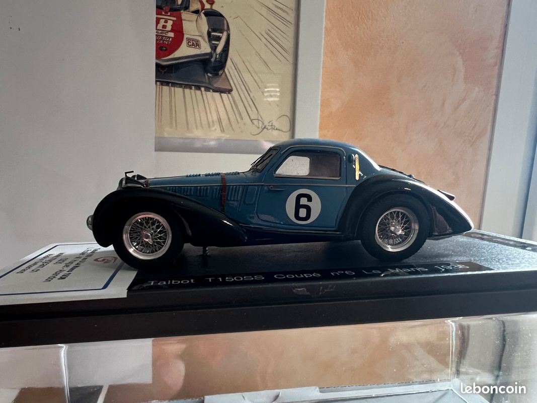 No SPARK Talbot T 150 SS #6 24 Heures du Mans 1938 1/43 GCAM Edition