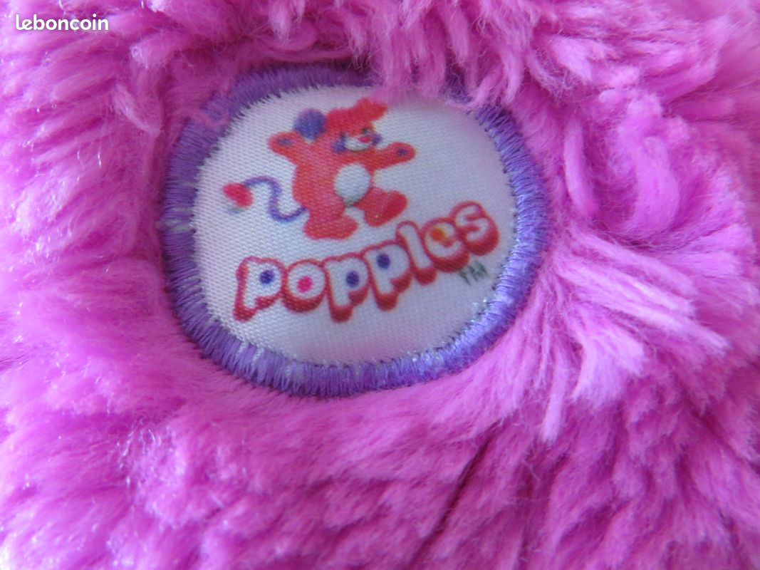 Peluche Popples Putter Par Delplay - France 1986 - Objet De Collection RARE