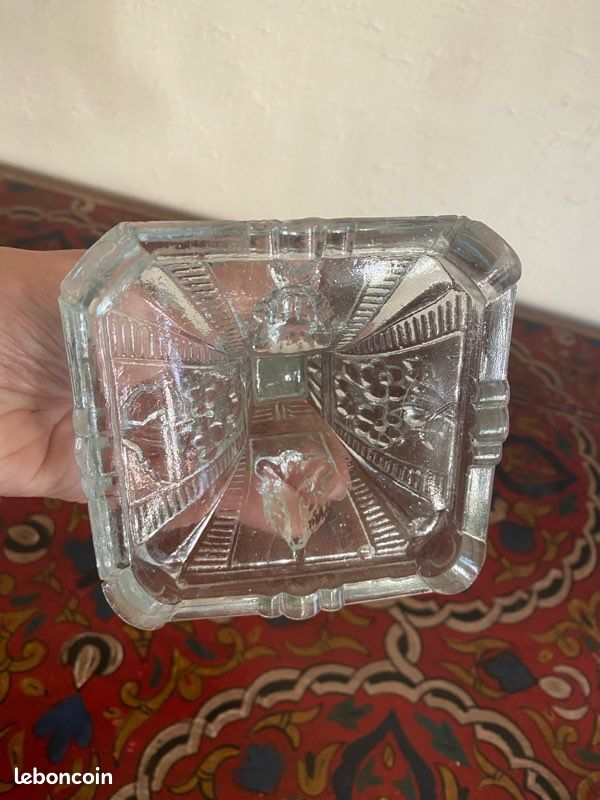 Bougeoir en verre portieux (image 3)