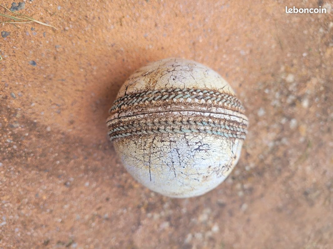 Lot De 2 Balles Cricket En Cuir Rouge – Cousues Main, Qualité A, Pour Match Ou Entraînement