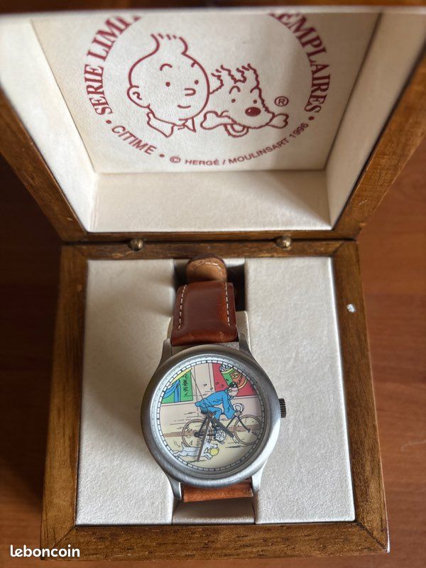 Montre Tintin En Boîte - NEUVE Avec Certificat - Édition Collection 2018 - PVC