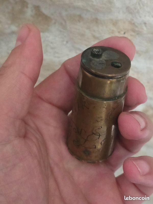 Magnifique briquet de poilus art des tranchées 1917 (image 5)