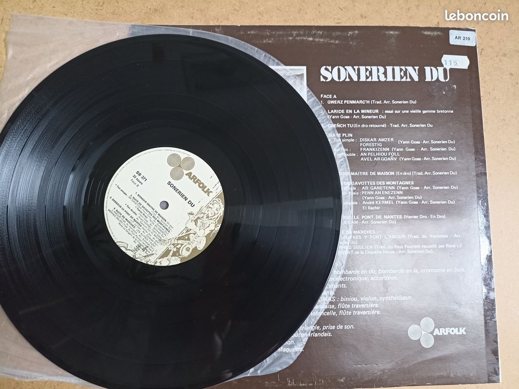 Lot de 5 albums bretons vinyles 33tr/mn, dont 1 double (image 11)