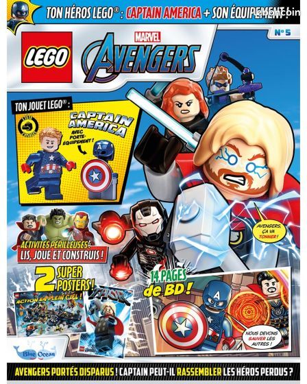 Magazine Lego Marvel Avengers Captain America Jeux Jouets