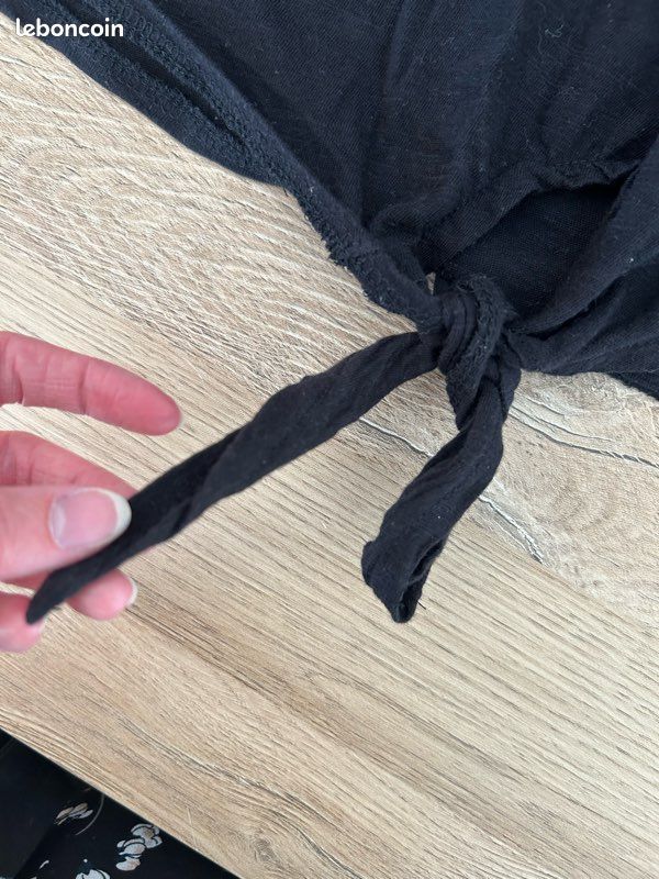 Débardeur en dentelle noir femme taille S Kiabi (image 3)
