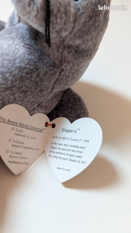 Beanie Baby Phoque Slippery Jeux Jouets - Main Image