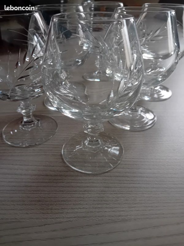 Verres en cristal (image 1)