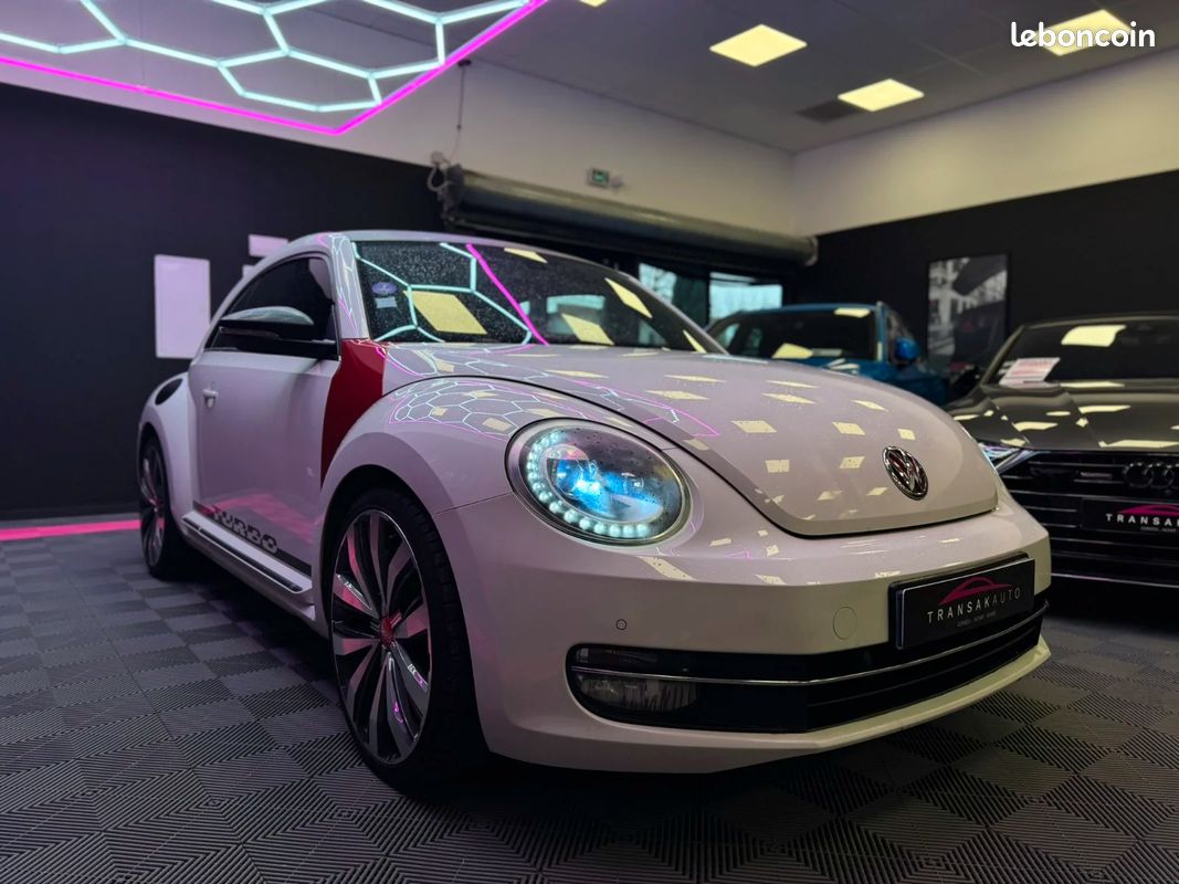 VOLKSWAGEN COCCINELLE 2.0 TSI 200 White Turbo DSG6 - Jantes 20" - Historique d'entretien - Moteur à chaine - (image 7)