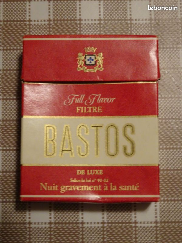 bastos cigarettes PAQUET de CIGARETTES VIDE 