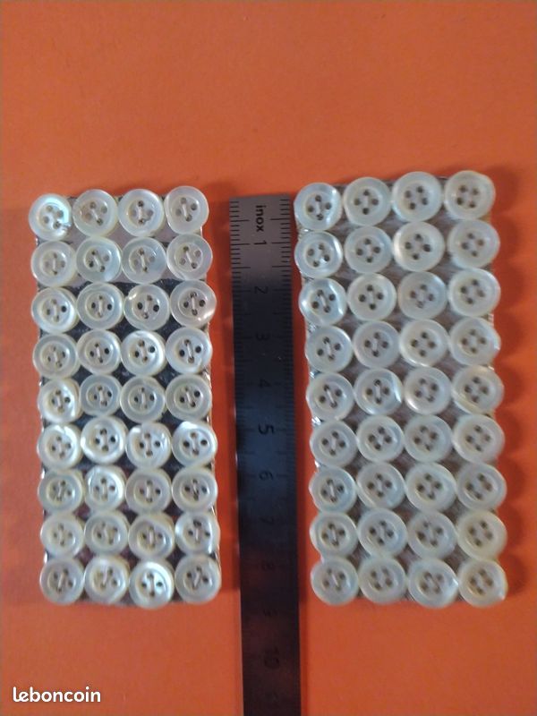 Ancien bouton en nacre (image 1)