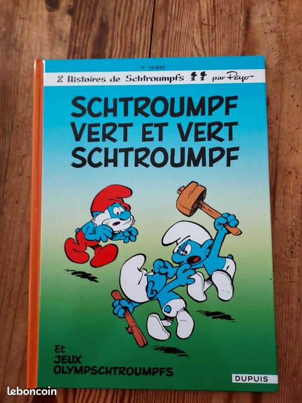 BD schtroumps schtroumps vert et vert schtroumps (image 1)