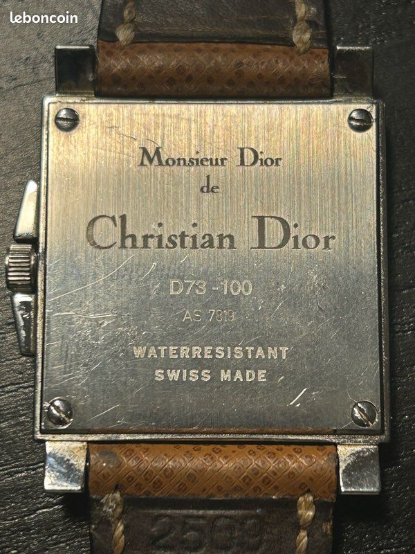 🇫🇷 Annonce – Montre Christian Dior “Monsieur Dior” D73-100