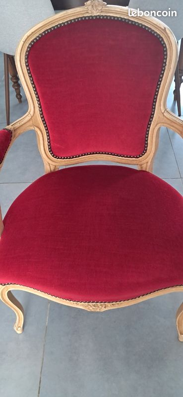 Paire de fauteuil cabriolet style louis XV (image 5)