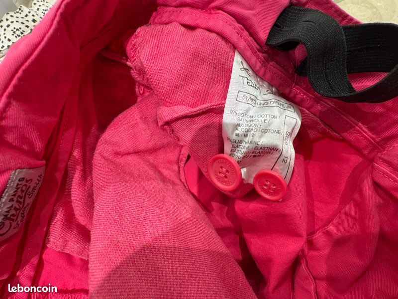 Pantalon, fille, Chinos , 12 ans Teddy Smith (image 18)