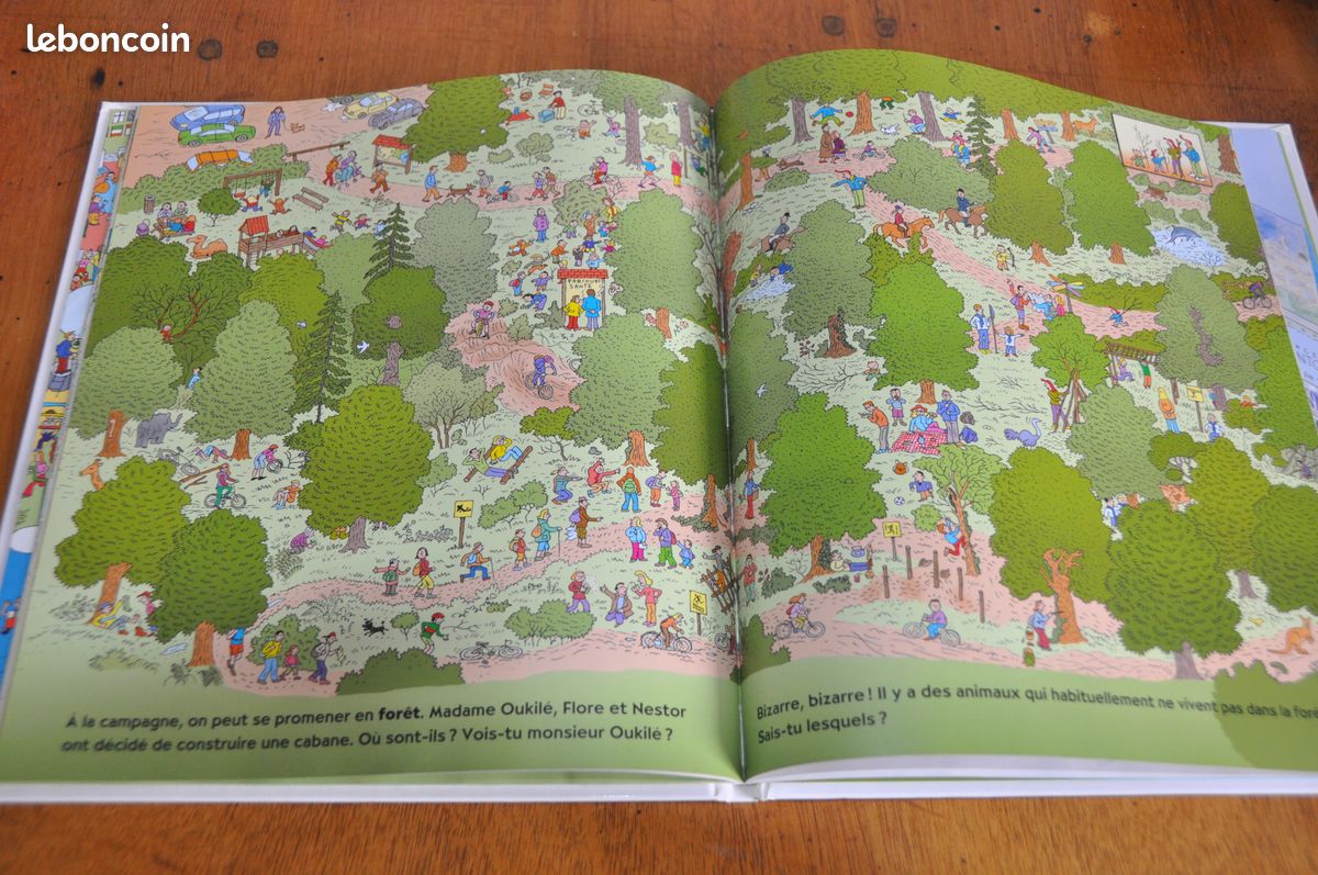 Livre LA FAMILLE OUKILE S'AMUSE type où est Charlie (vero68) (image 3)