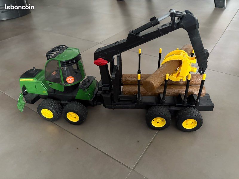 Tracteur bois forestier bruder john deer (image 1)
