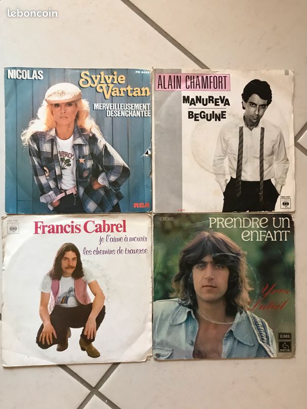 Disques vinyles 45 tours vintage (image 4)