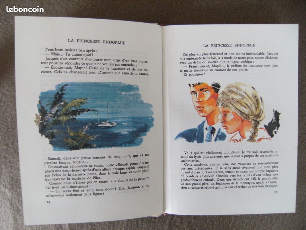 La princesse Endormie de St Marcoux - Collection Rouge & Or - Livre "Vintage" (image 4)