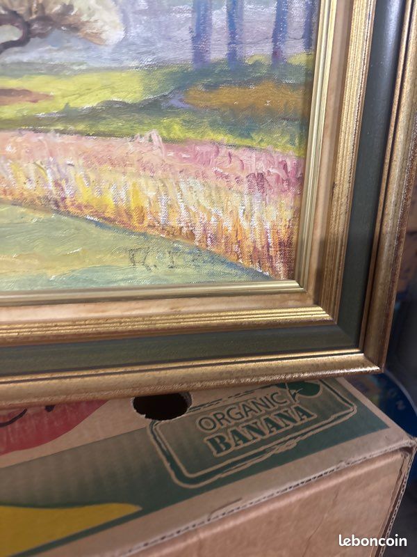 Ancien tableau Granier Savoie signe (image 2)