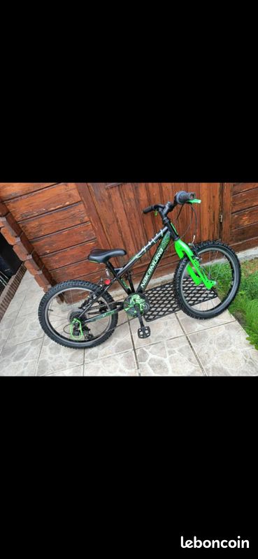 20 Pouces Vtt Nakamura Noir Et Vert Vtt Nakamura Enfant 20 Pouces