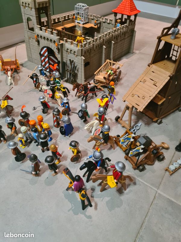 PLAYMOBIL VINTAGE MÉDIÉVAL château forteresse grande porte du set 3269 PLAYMOBIL VINTAGE MÉDIÉVAL château forteresse grande porte du set 3269