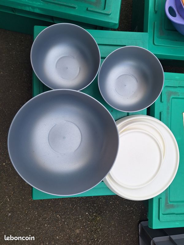 MEPAL Saladier Silueta avec couvercle Nordic Black 5L pas cher