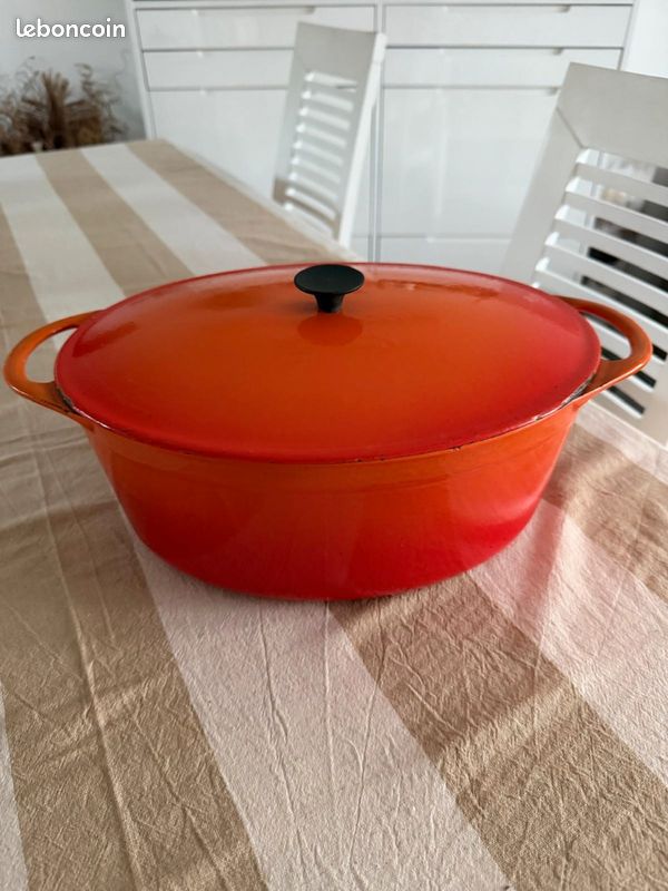 Cocotte En Fonte Le Creuset - 3.5 L - Violette - Fabriquée En France - Occasion