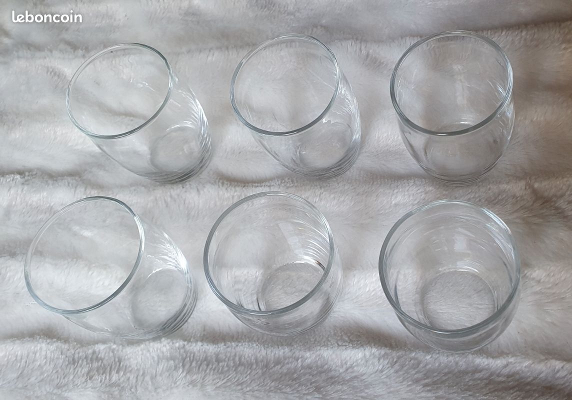 Novastyl - Lot de 6 verrines 6,5cl en verre modele gala