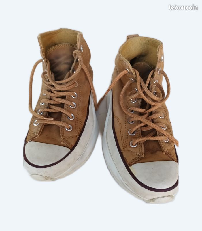 Converse Haute Plateforme Cuir Kalinga Ashok Converse Noir Haute