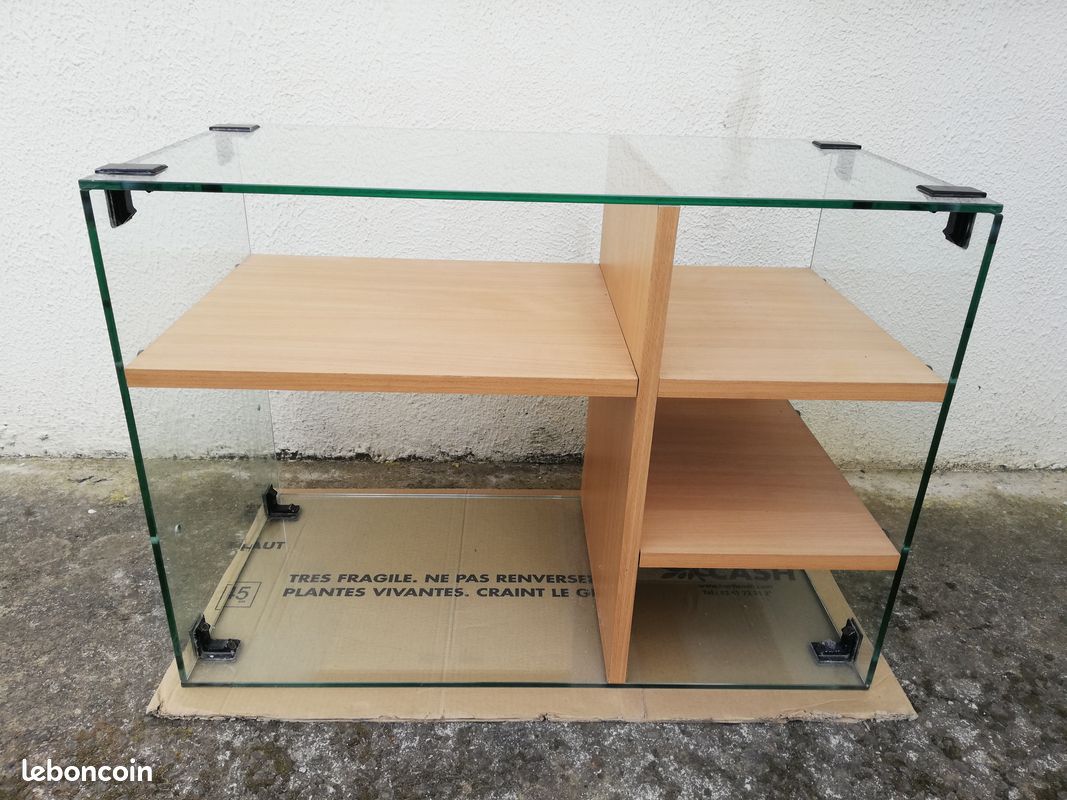 Meuble TV verre (image 1)