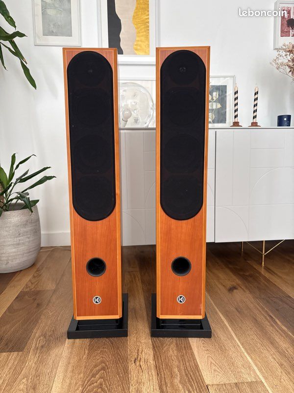 Paire d’enceintes colonne Kelinac K511G - Hifi française (image 1)