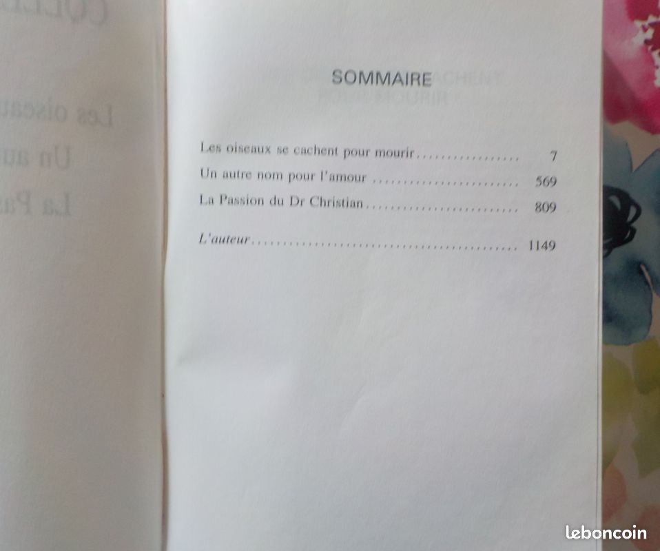 LES OISEAUX SE CACHENT POUR MOURIR + 2 de Colleen McCULLOUGH Ed. OMNIBUS (image 5)