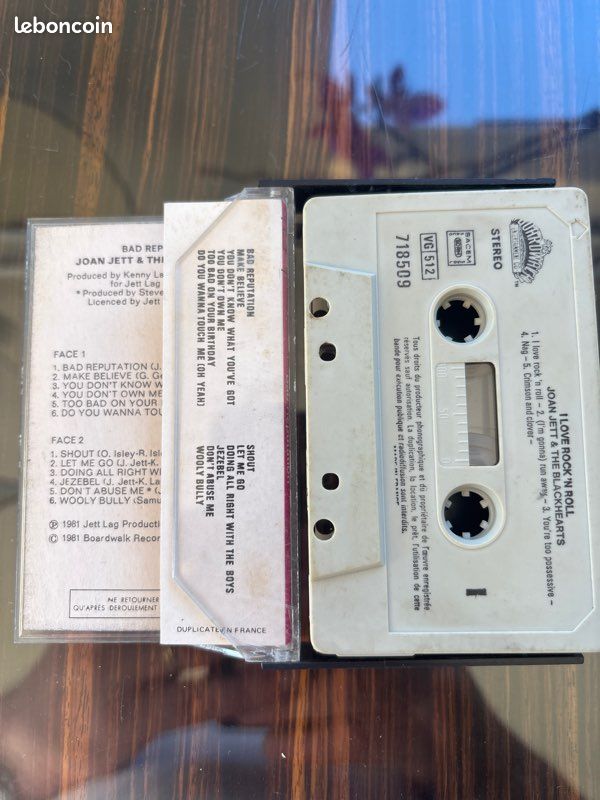 Cassette k7 joan jett bad réputation (image 3)