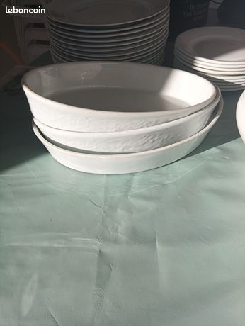 Plat à Cake Raynaud Limoges Collection Damon Décor Vieux C