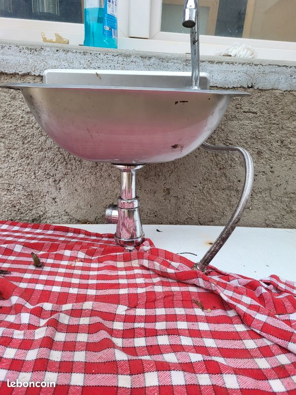 Evier lave main inox (image 1)
