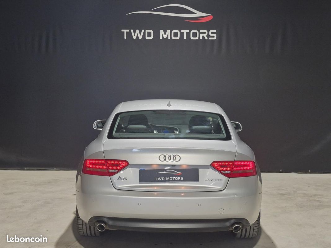 AUDI A5 2.7 V6 TDI - 190 - BVA Multitronic Ambition Luxe SIEGES VENTILES/CHAUFFANT (image 5)